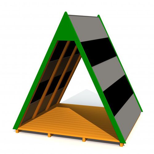 Garden playhouse - WIGWAM  - Tiptiptap - floor-mounted