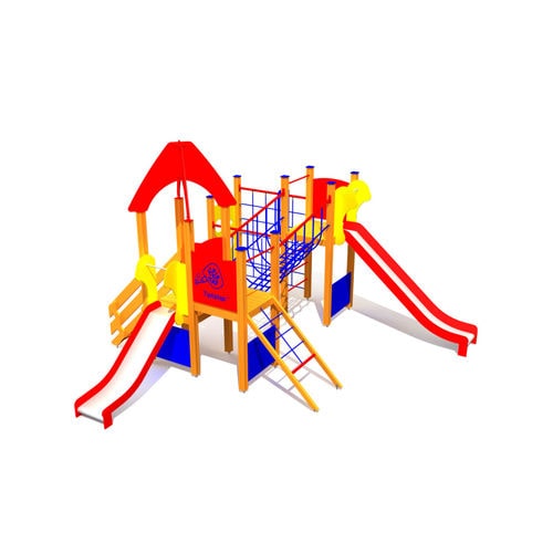 Playground structure - LM102-2 - Tiptiptap - aluminum / HDPE / modular