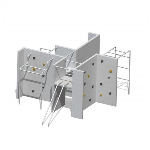 Fixed climbing wall - CON203  - Tiptiptap - for playground