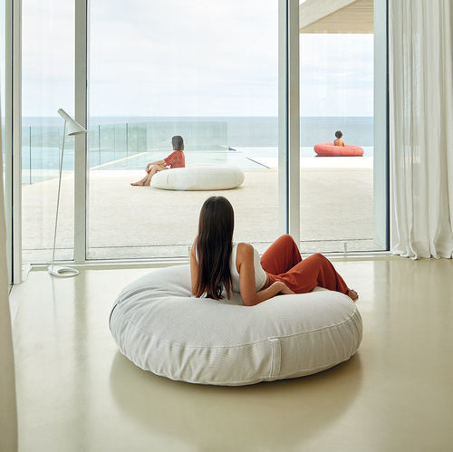 Round garden bed - MARIA - OGO - single / contemporary / upholstered