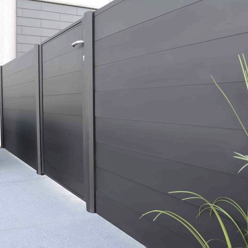 Fence with panels - URBAN  - Formino - garden / aluminum / contemporary