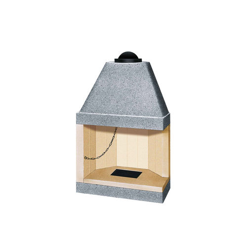 Wood-burning fireplace - VZ 65 MDX-MSX - LineaVz - floor-mounted / corner / outdoor