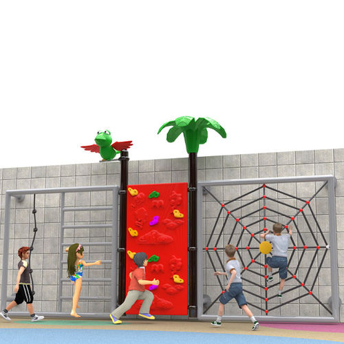Fixed climbing wall - CHILDREN'S PHYSICAL TRAINING - Shandong Jing Ao Sports Equipment Co.,Ltd - for playground