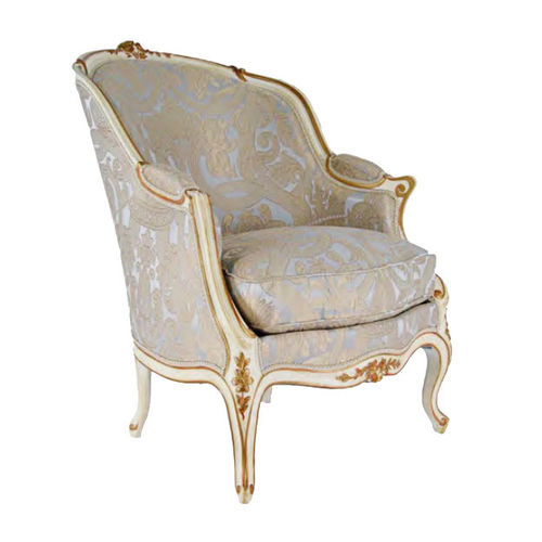 Louis XV style armchair - BE2003 - Henryot & Cie - fabric / wooden / bergere