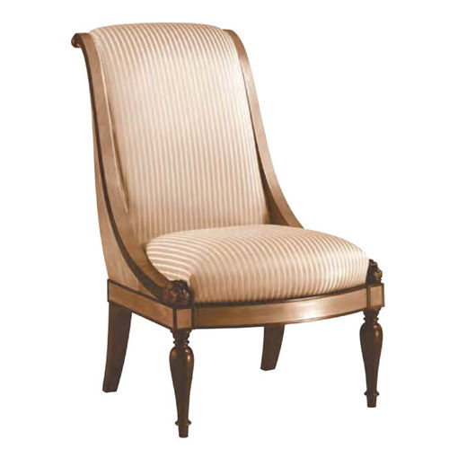 Empire style fireside chair - CF148 - Henryot & Cie - fabric / wooden