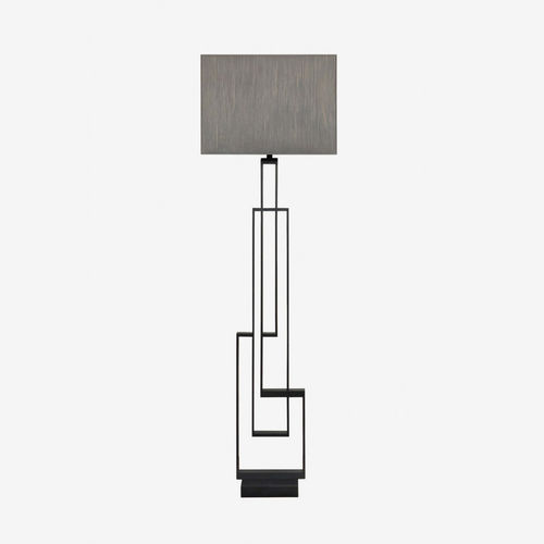 Floor-standing lamp - ILIOS - ANAKTAE - brass / silk / marble