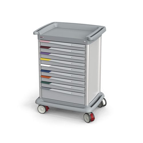 Treatment trolley - PRECISO N°10 – THERAPY - Francehopital - for healthcare facilities / for hospital / ABS plastic