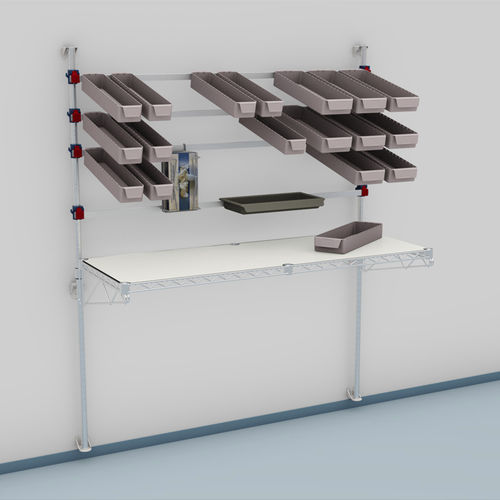 Commercial desk and storage set - Francehopital