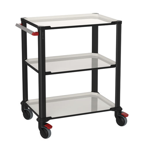 Hairdresser trolley - PI-NERO - Francehopital - for beauty salon / for healthcare facilities / for hospital