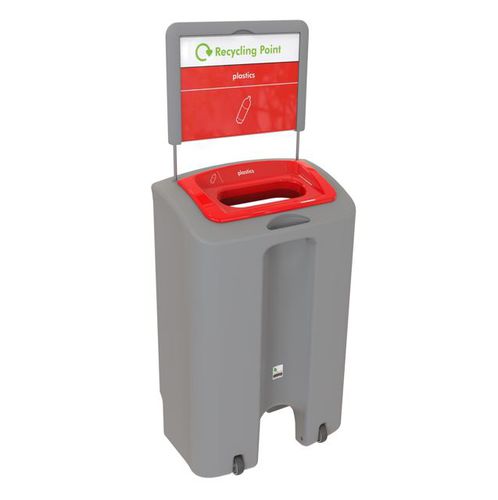 Public trash can - ENVIROGO - leafield envirobin - recycling / polyethylene / contemporary