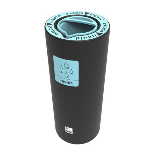 Public trash can - AQUAPOD - leafield envirobin - polyethylene / contemporary / commercial
