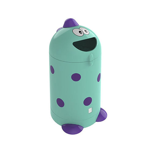 Public trash can - CHOOPI - Activia Mobilier Urbain - polyethylene / hooded / contemporary