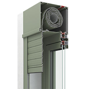 Aluminium roller shutter panel - SH 700 - ALUMINCO - with integrated insulation / with acoustic insulation