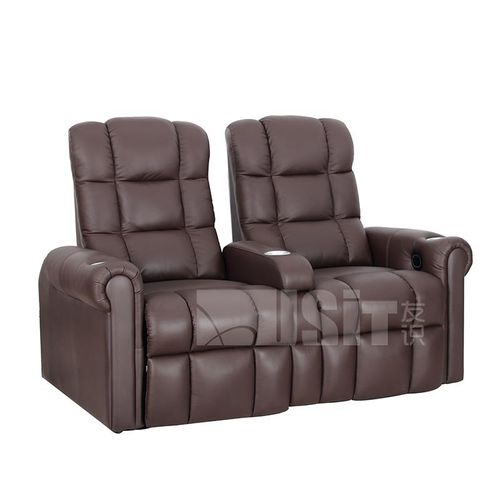 Contemporary relaxing armchair - UV-822A - Usit Seating - leather / with footrest / reclining