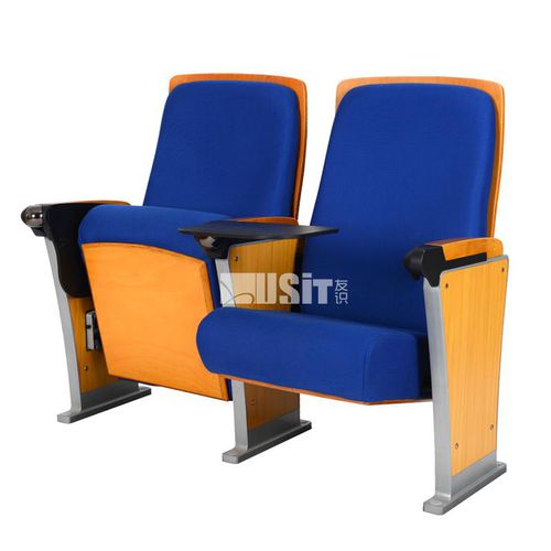 Contemporary auditorium seating - UA-623 - Usit Seating - fabric / plywood / cast aluminum