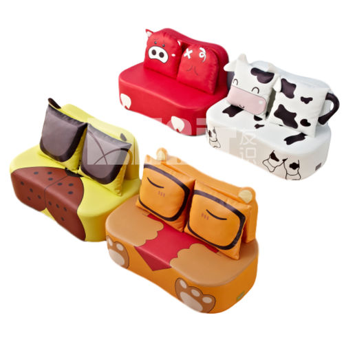 Contemporary sofa - UV-7003 - Usit Seating - PVC / child's / white