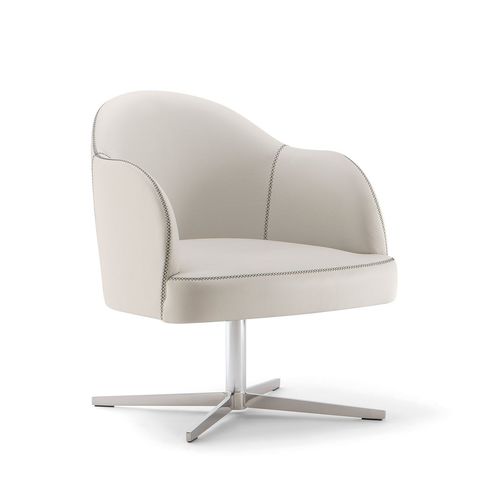 Contemporary armchair - CHICAGO 015 P X - TIROLO SRL - fabric / metal ...