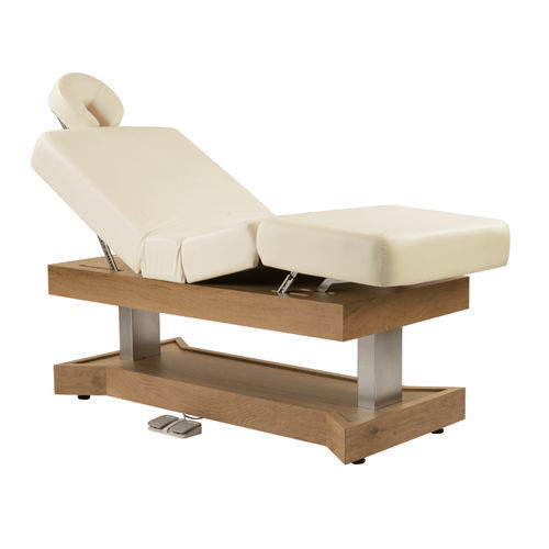 Electric massage table - ISA - Esthetica Spa and Salon Resources Private Limited - foam / ash / height-adjustable