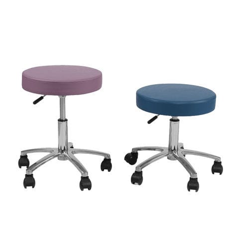 Spa stool - Esthetica Spa and Salon Resources Private Limited - contemporary / leather / metal base
