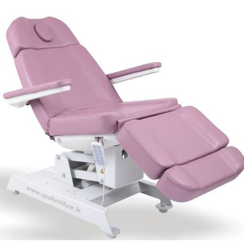 Split leather medical chair - Mridul Derma - Esthetica Spa and Salon Resources Private Limited - height-adjustable / reclining / with legrest