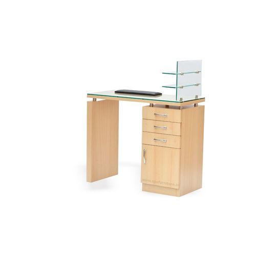 Manicure table with storage - Akasa - Esthetica Spa and Salon Resources Private Limited
