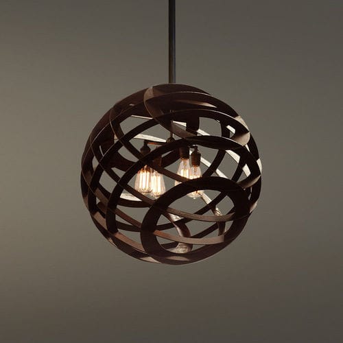 Pendant lamp - BOLLE SPHERE - Hilliard - metal / contemporary / corded