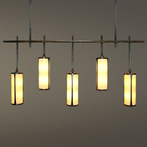 Pendant lamp - GRAPPA - Hilliard - bronze / glass / traditional