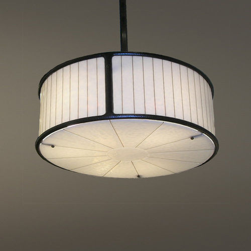 Pendant lamp - VOGUE - Hilliard - bronze / glass / traditional