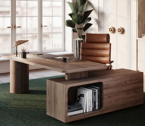 Executive desk - Willingdon - WOOD TAILORS CLUB - free-standing / contemporary / walnut