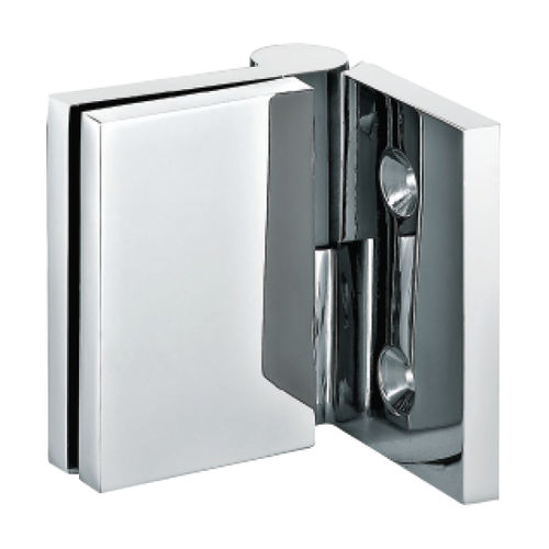 Shower door hinge - BR8520D-1R - AV Schneider - brass / with self-closing system / contemporary
