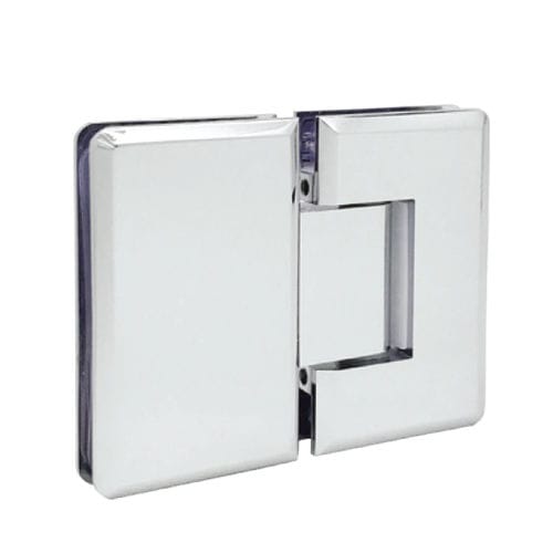 Shower door hinge - BR8520B-2C - AV Schneider - brass / contemporary / 180°