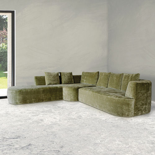 Modular sofa - GARANCE - Defleure Home Collection - contemporary / fabric / leather