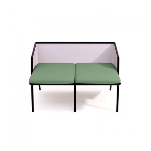 Contemporary sofa - DEVEXUS  - Trackdesign - fabric / with armrests / green