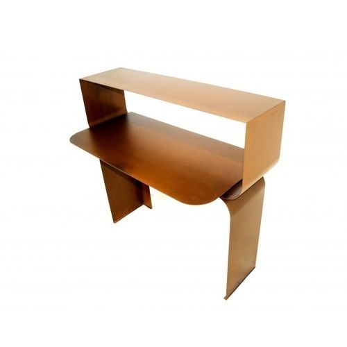 Contemporary sideboard table - TITANO - Trackdesign - sheet metal / COR-TEN® steel / steel base