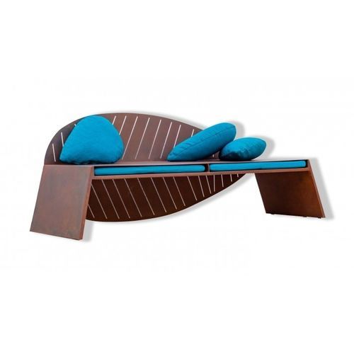 Contemporary sofa - LILA - Trackdesign - garden / fabric / with removable cushion
