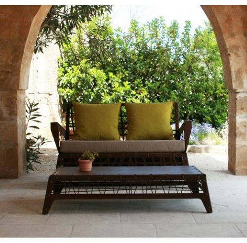 Contemporary sofa - MIKADO - Trackdesign - garden / fabric / with removable cushion