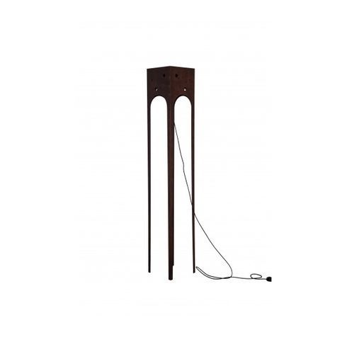 Floor-standing lamp - IL RIFUGIO DELLA LUNA - Trackdesign - sheet metal / COR-TEN® steel / fabric