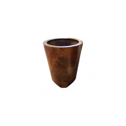COR-TEN® steel planter - WAVE  - Trackdesign - round / contemporary / for urban areas
