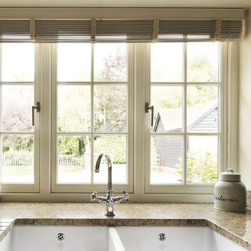 Wooden window - MOCK - STORM-PROOF WITH HORNS - Authentic Timber Windows Ltd - casement / sash / double-glazed