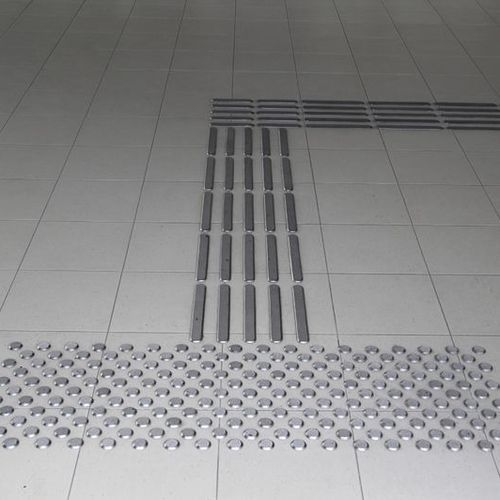 Stainless steel tactile guidance paving - KH  - OLEJÁR spol. s r.o.