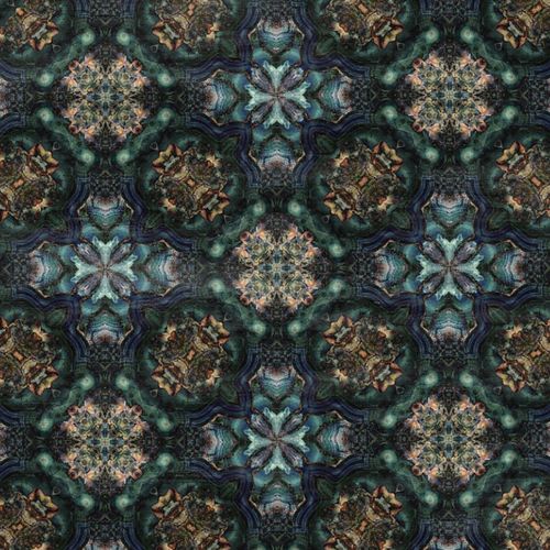 Contemporary wallpaper - COSMO - La Aurelia Design - patterned / fabric look / multi-color