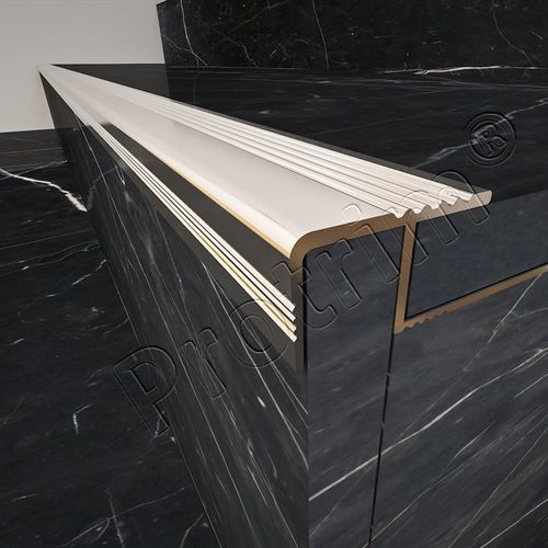 Aluminum stair nosing - PRO-STAIR - Protrim Building Systems - aluminum alloy / anodized aluminum / non-slip