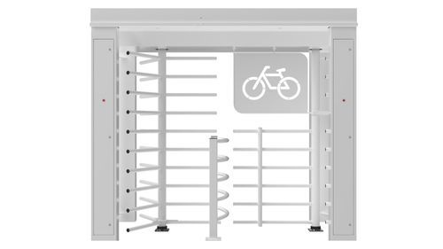 Pedestrian turnstile - T-BIKE - LBA - full-height / half-height / double-way