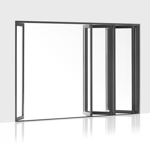 Folding patio door - 305 - Centor - aluminium / double-glazed / triple-glazed