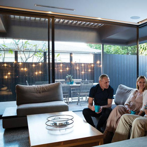 Fixed insect screen - S4 CORNER - Centor - sliding / for doors