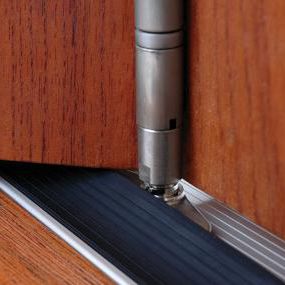 Folding door hinge - F3 - Centor - stainless steel / bronze / concealed