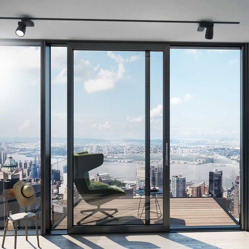 Sliding patio door - AGIO - Aluminante - lift-and-slide / aluminum / double-glazed