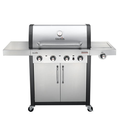 Gas barbecue - PROFESSIONAL 4400 S - CHARBROIL - on casters / cast iron / stainless steel