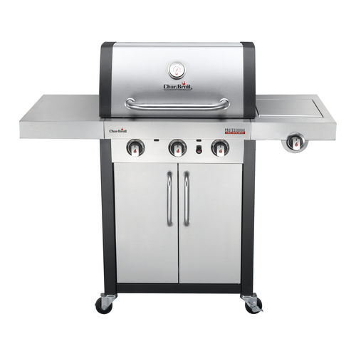 Gas barbecue - PROFESSIONAL 3400 S - CHARBROIL - on casters / cast iron / stainless steel