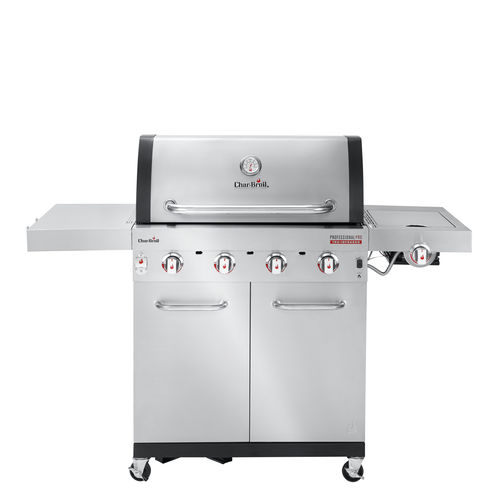 Gas barbecue - PROFESSIONAL PRO S 4 - CHARBROIL - on casters / cast iron / stainless steel